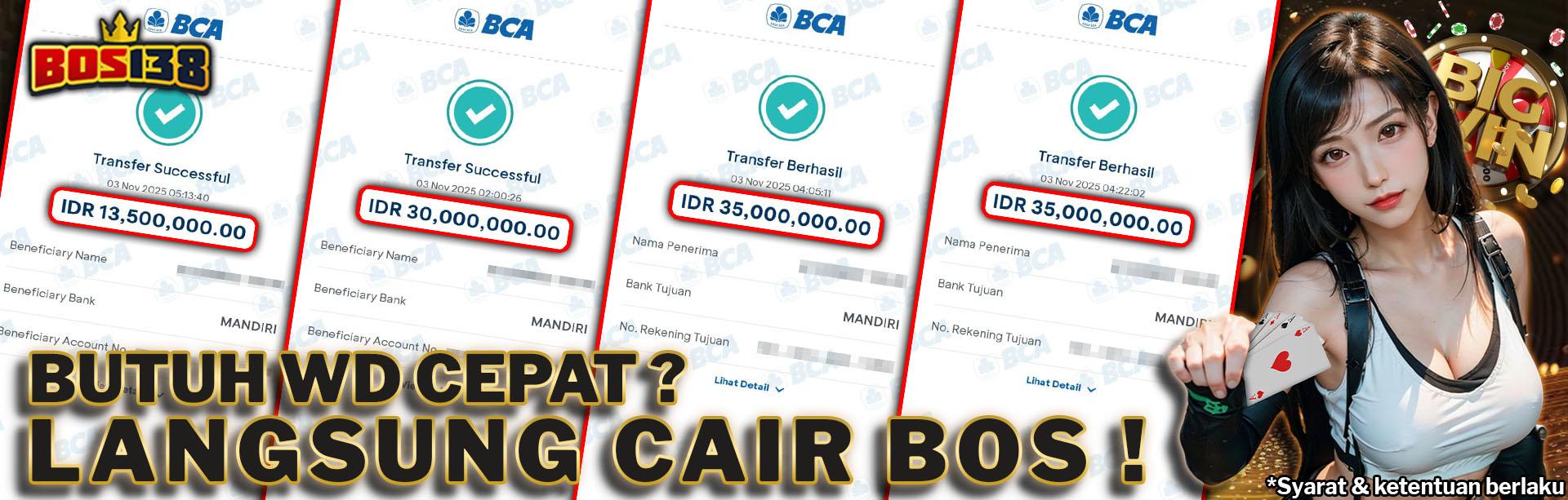 Banner Member WD Bos138