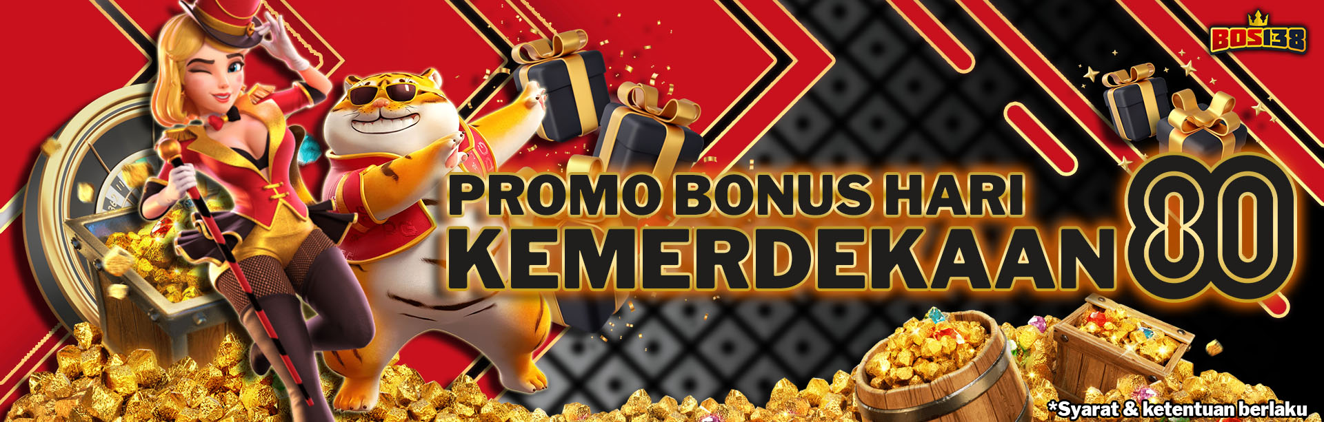 🤩🤩Bonus Hari Kemerdekaan BOS138🤩🤩
